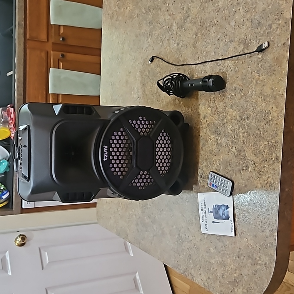 NEW BLUETOOTH MEGA BASS LED JOBSITE SPEAKER